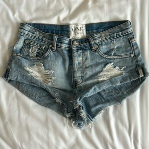 One teaspoon Denim Shorts — Size 25